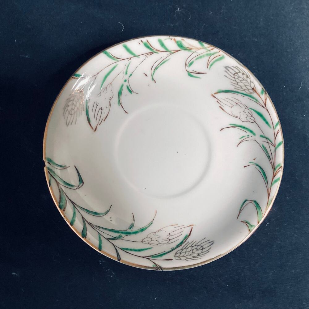 Porcelain Wheat Grains Replacement Saucer